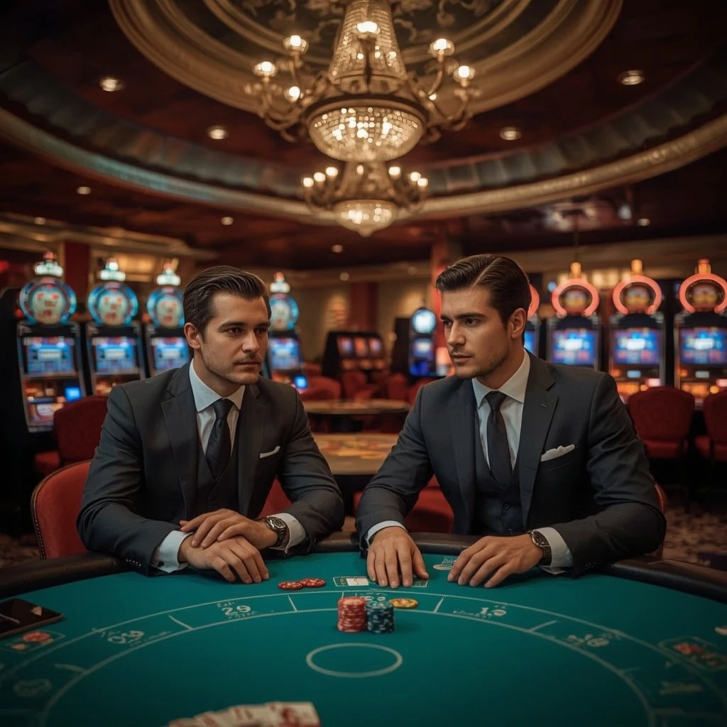Due giocatori di poker al BETX CASINO in Italia